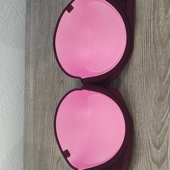 PINK VS Wear Everywhere Push Up Bra & New VS Nude Straps 36C - Picture 5 of 10